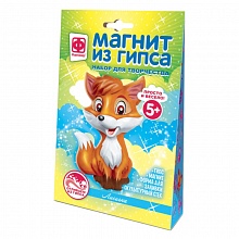 Магнит из гипса Лесные жители. Лисичка Фантазер, 707533