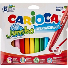 Фломастеры Carioca Jumbo 12 цв.,Италия 40569