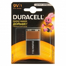 Элемент питания 6LR61/6LF22 DURACELL крона в блистере 1 шт