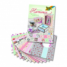 Бумага для скрапбукинга  24х34см 26л 13л 270г/м2 13л 80г/м2 Гармония FOLIA (цена за лист), 47449		