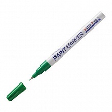Маркер-краска 1мм зеленый нитро-основа металлический корпус Extra Fine Paint Marker MunHwa, EFPM-04