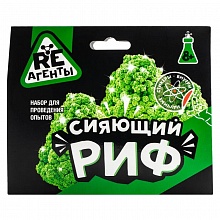 Набор для опытов Re-Агенты Сияющий риф зеленый EX010T