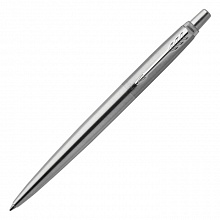 Ручка гелевая автоматическая 0,7мм черный стержень PARKER Jotter Core K694 Stainless Steel CT, 2020646