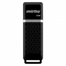 Флеш-диск 32ГБ Smartbuy Quartz Black SB32GBQZ-K