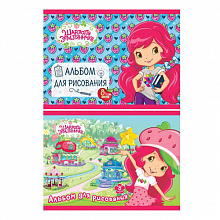 Альбом для рисования А4 8л скоба Strawberry Action! SW-AA-8