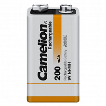 Элемент питания 6F22 Camelion крона 200mAh 9V Ni-MH SP-1 (цена за 1шт.)