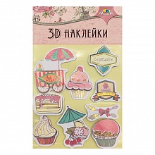 Наклейки 3D 12х19см КТС-ПРО, С3484-03