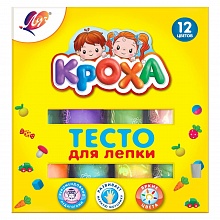 Масса-тесто для лепки 12цв Кроха Луч 31С2045-08
