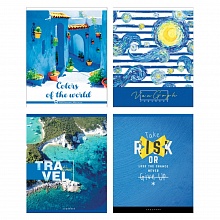 Тетрадь 48л клетка Blue world BG, Т5ск48 8629