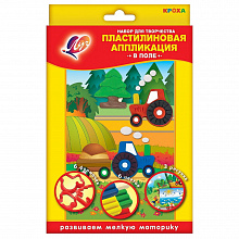 Картина из пластилина В поле Луч 26С1611-08