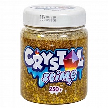 Слайм 250гр золотой Crystal slime ВОЛШЕБНЫЙ МИР S500-20182