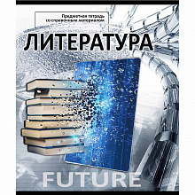 Тетрадь предметная Литература 48л линия Элементы знаний Проф-Пресс 48-6431