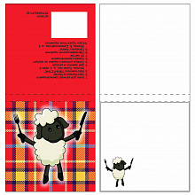 Блок самоклеящийся  75х75мм  50л Овечка Printstick 7575SHEEP-50
