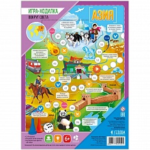 Игра-ходилка Вокруг света. Азия ГЕОДОМ, 4607177455525