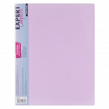 Папка на 2 кольца А4 пластик 25мм лиловая диагональ Expert Complete Trend Pastel, EC21104171