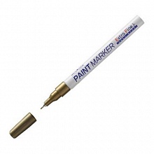 Маркер-краска 1мм золото нитро-основа металлический корпус Extra Fine Paint Marker MunHwa, EFPM-07