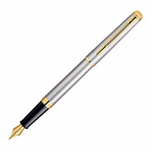 Ручка перьевая Waterman Hemisphere Stainless Steel GT F синий 0,8мм S0920310