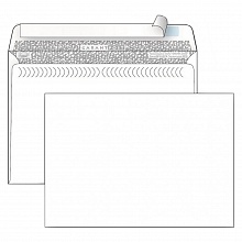 Конверт 229х324 C4 стрип белый заливка серая 100г/м2 GARANTPOST 3810
