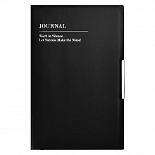 Записная книжка А6+ 80л черная ПВХ Escalada ФЕНИКС 57578