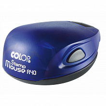 Оснастка для печати d=40мм карманная синий, корпус кобальт Colop STAMP MOUSE R40 cobalt