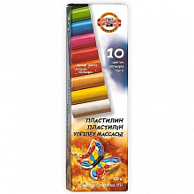 Пластилин 10цв классический 200г Koh-I-Noor 131710