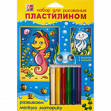 Картина из пластилина Морское царство Луч 23с1478