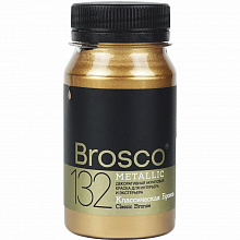 Краска акриловая 100мл №132 Классическая бронза Brosco 2501132