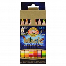 Карандаши  13 цв. Koh-I-Noor Magic с точилкой и ластиком 3404N