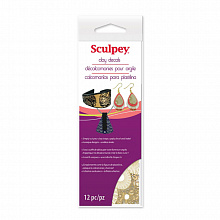 Наклейки для полимерной глины переводные Sculpey Clay Decals, AS2180
