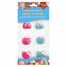 Стразы самоклеящиеся Ассорти сердце, вишенка, яблочко КТС-ПРО, С3308-01