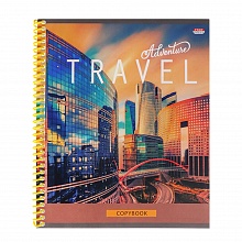 Тетрадь спираль  48л клетка Мечты путешественника Проф-Пресс, 48-6148