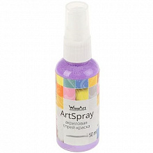 Краска акриловая 50мл сирень, в аэрозоле WizzArt Spray ST24.50/1801947