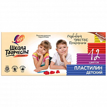 Пластилин 12цв Школа Творчества Луч 29С1763-08