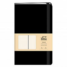 Записная книжка А5 96л клетка кожзам Joy Book Черный агат Канц-Эксмо, БДБК5963390