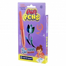 НЕ БРАТЬ! Фломастеры воздушные 5 цветов PASTEL Blopens Centropen 1500/05