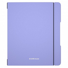 Тетрадь 48л клетка с пластиковой обложкой фиолетовая FolderBook Pastel Erich Krause, 51392
