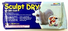 Глина 250гр белая Sculpt Dry MUNGYO, MGMW250