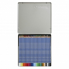 Карандаши акварельные 24цв металлический пенал Marino CretacoloR, CC240 24