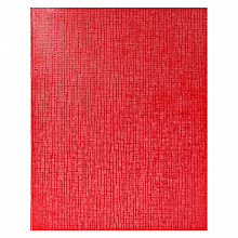 Тетрадь бумвинил  96л клетка красная Metallic Hatber, 96Т5бвВ1