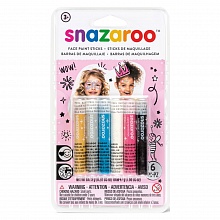 Грим для лица и тела 6цв для девочек SNAZAROO, 1172037