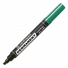 Маркер перманентный 2-5мм зеленый скошенный Centropen, 8516/1З