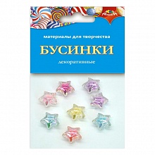 Набор для декора бусинки Перламутровые звездочки КТС-ПРО, С3569-02