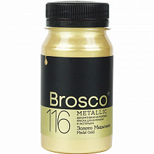 Краска акриловая 100мл №116 Золото Медальное Brosco 2501116
