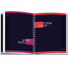 Тетрадь спираль 120л клетка Twice Two перевертыш Полином, 2363