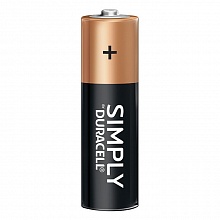 Элемент питания LR6 Duracell Simply АА алкалиновые блистер 4шт (цена за 1шт.)