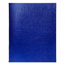 Тетрадь бумвинил  96л клетка синяя Metallic Hatber, 96Т5бвВ1