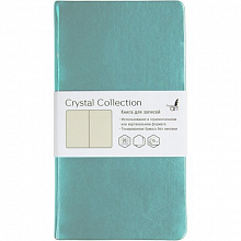 Записная книжка 100х181мм 96л без линовки Crystal Collection Голубой лед Листофф, КЗКК962221