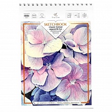 Блокнот для зарисовок А5 20л Aquarelle lux спираль Полином 3076