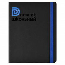 Дневник универсальный 48л твердый переплет на резинке Буква синяя Феникс 54171