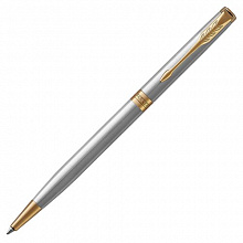 Ручка шариковая поворотный механизм 1мм черный стержень PARKER SONNET Core K427 Slim GT M 1931508